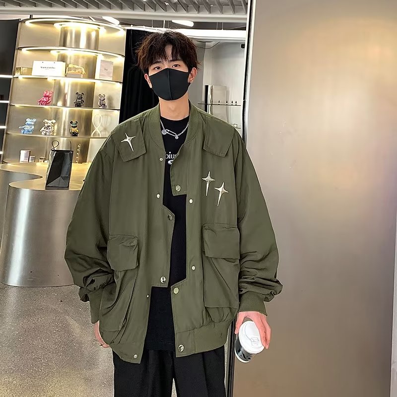 YOUTANG Áo Khoác Gió Trung Tính Phong Cách retro Đường Phố Mỹ Mùa Xuân Thu 2023 Mới Cho Nam Và Nữ