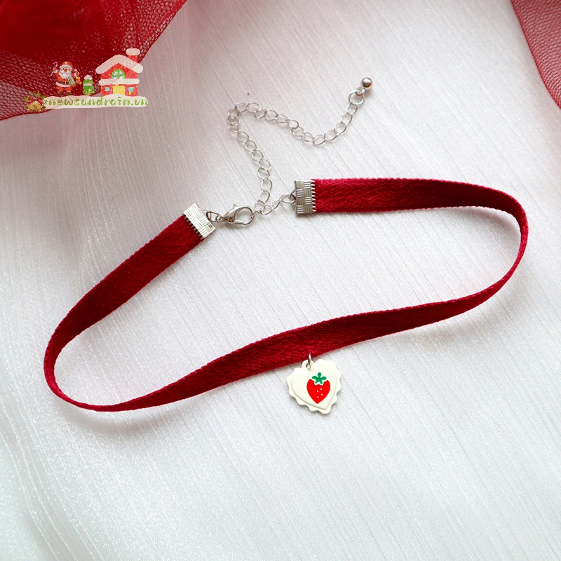 Mới Vòng Cổ choker Dây Nhung Thắt Nơ Trái Tim Chéo Quyến Rũ Cho Nữ