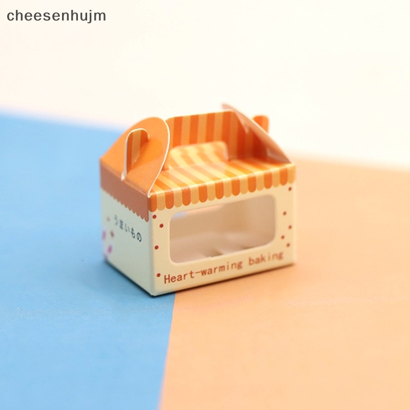 Set 3 Hộp Đựng Bánh / Món Tráng Miệng Mini Tỉ Lệ 1: 12 Trang Trí Nhà Búp Bê vn