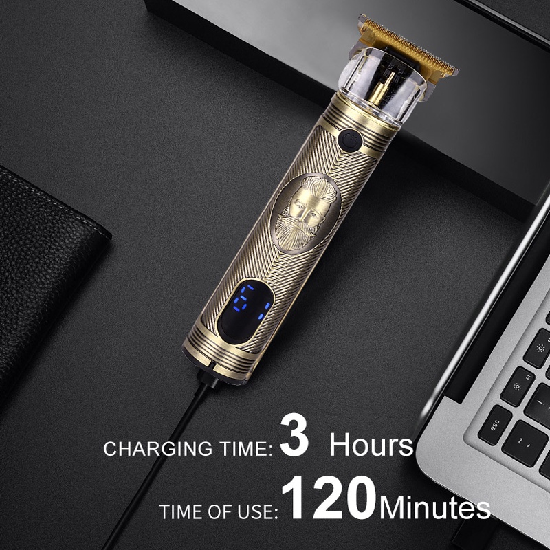 Mới Bộ Máy cạo râu Cắt Tóc Chuyên Nghiệp Có Râu Sạc usb Cho Nam