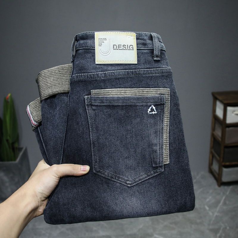 Quần jeans Lưng Vừa Thêu Họa Tiết Thời Trang Cho Nam
