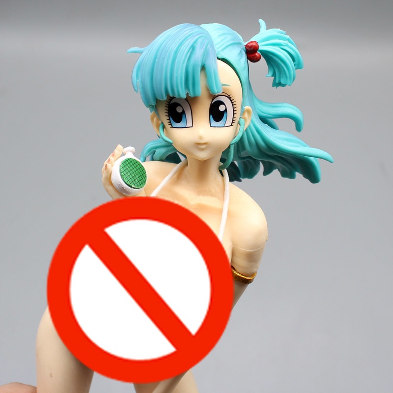 Mô Hình Nhân Vật bulma Mặc bikini 27cm Trang Trí