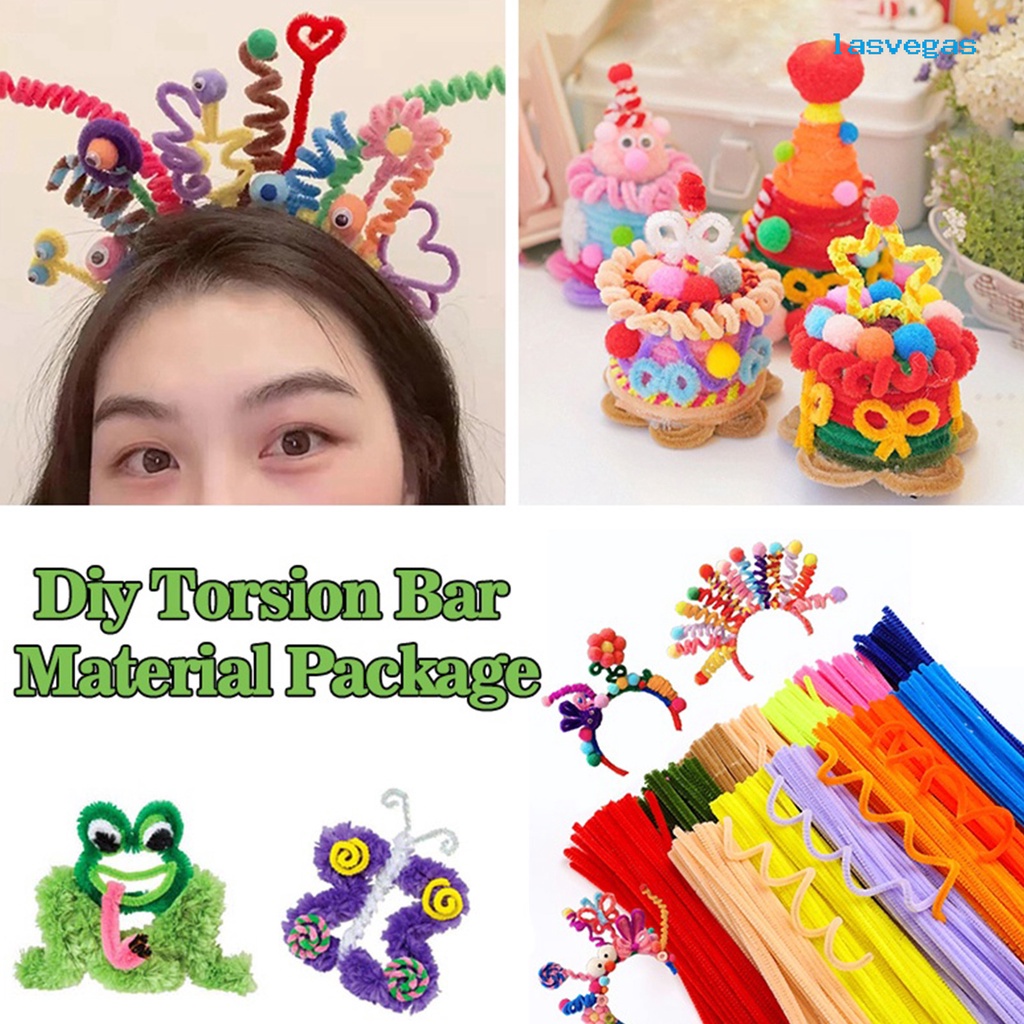 Set 100 Dây Kẽm Nhung Màu Pastel Làm Đồ Trang Trí Handmade, Dây Kẽm Lông Làm Đồ Chơi Thủ Công Cho Bé