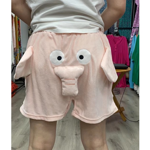 Bán Chạy Quần Đùi Ngủ Hình Voi dumbo Mũi Voi Bay Vui Nhộn Có Thể Vòng Khuyên Cho Cặp Đôi