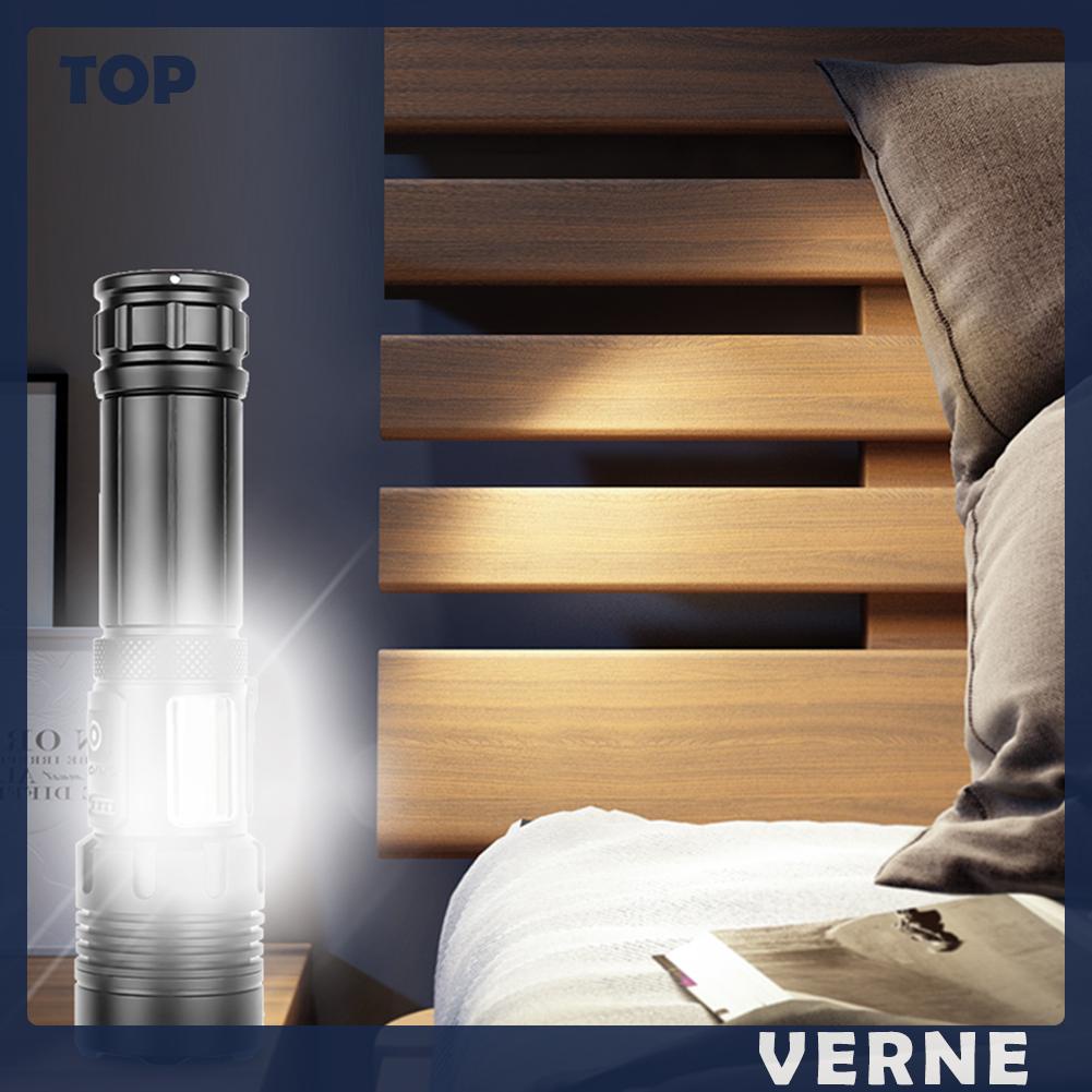 Đèn Pin led xhp70 / xhp160 cob 1500lm / 1800lm ipx4 Chống Thấm Nước Có Thể Sạc Lại Bằng Cổng usb