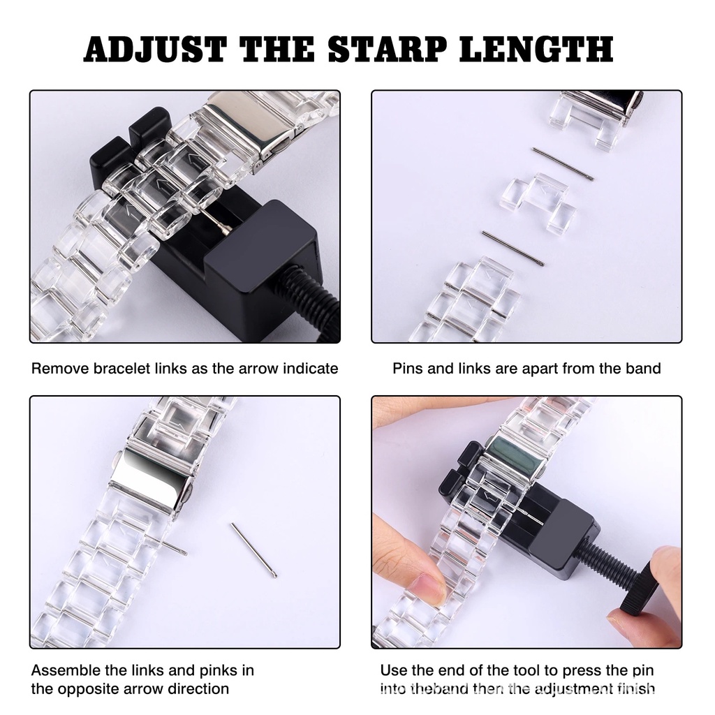 Thời Trang Dây Đeo Nhựa acrylic Trong Suốt Cho Đồng Hồ Thông Minh apple watch series 8 7 se 6 5 4 3 ultra iwatch 40mm 44mm 41mm 45mm 49mm