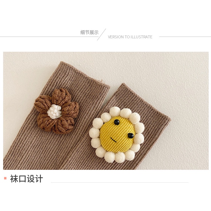 Tất Lửng Bằng Vải cotton In Hoạt Hình Dành Cho Bé Gái