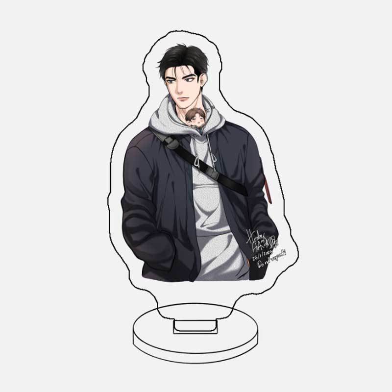 Mô hình Standee Mamga Jinx Acrylic Stand Joo Jaekyung Kim Dan Korean BL Manwha decor góc học tập để bàn