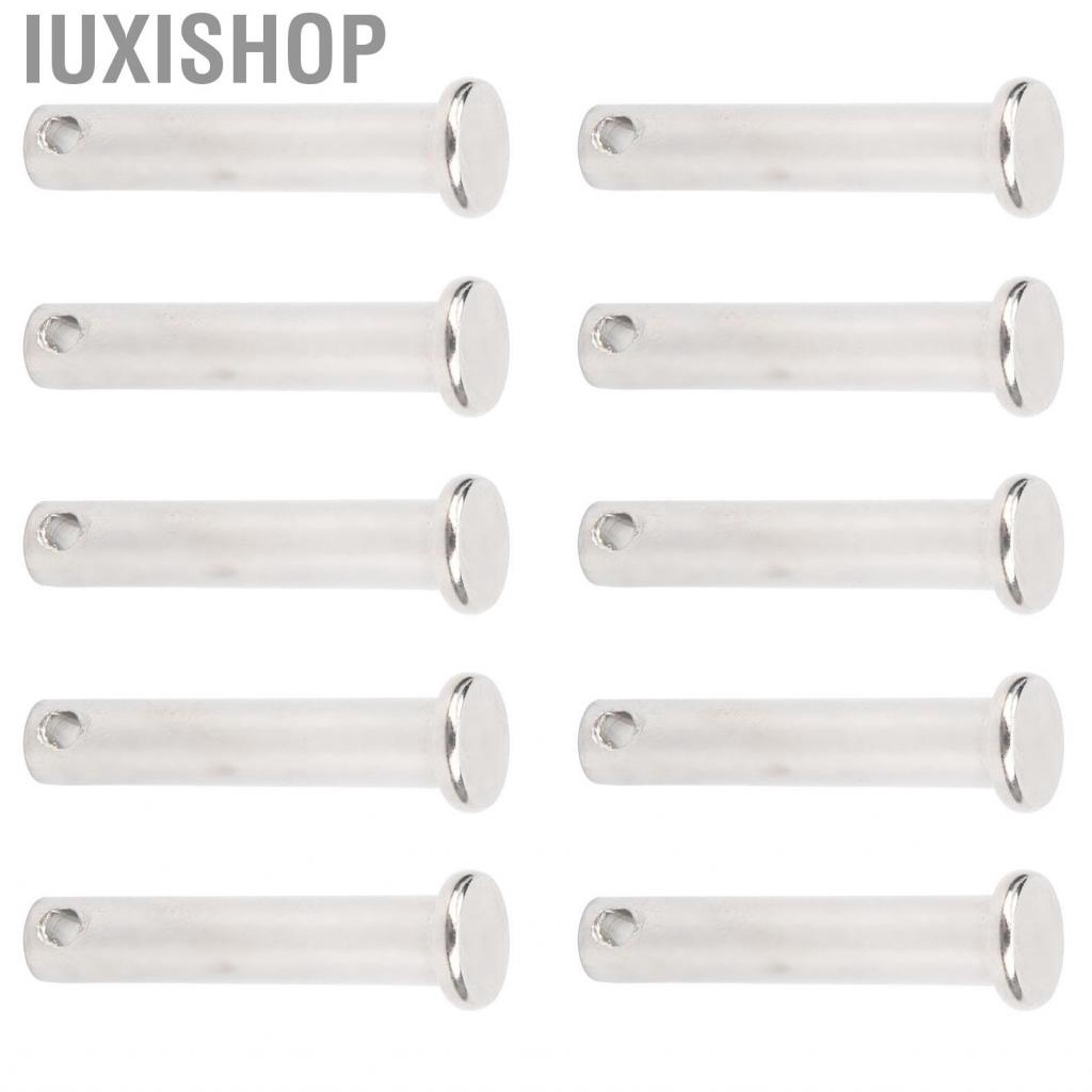 Iuxishop Round Clevis Pins Flat Head Polished Surface for Linear Moving Parts