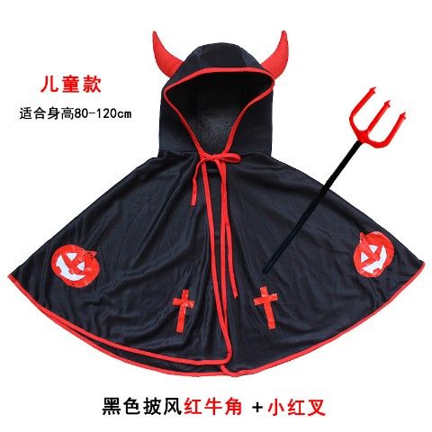 Áo Choàng Hóa Trang halloween Hình Bí Ngô Dành Cho Bé Trai Và Bé Gái