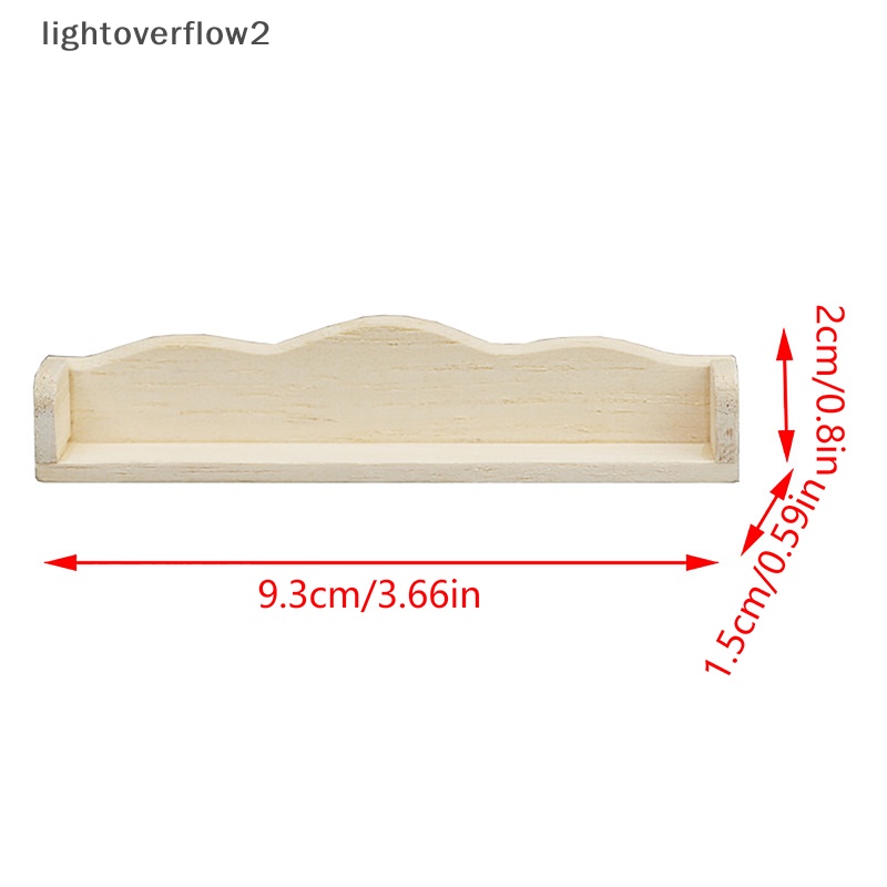 Kệ Đựng Đồ Treo Tường Mini Trang Trí Nhà Búp Bê Tỉ Lệ 1: 12