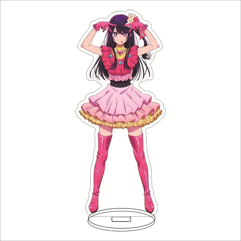 Mô hình Standee Oshi no Ko Ai Hoshino Aqua Ruby Gorou Miyako Anime góc học tập để bàn làm việc cao 15cm