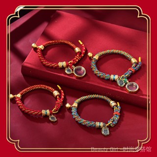 {Design Style} Phong cách Tây Tạng Phong cách mới Handmade Ngô Nút thắt hình hoa Dây tay chà xát tay Vòng tay bông