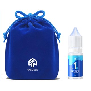  Gan Cube Phụ kiện GAN Cube Stand Display Stand Tam giác Đế trong suốt GAN Lube Cube Lubricant Oil GAN Cube Bag Storage Túi nhung Game Bảo vệ đặc biệt 