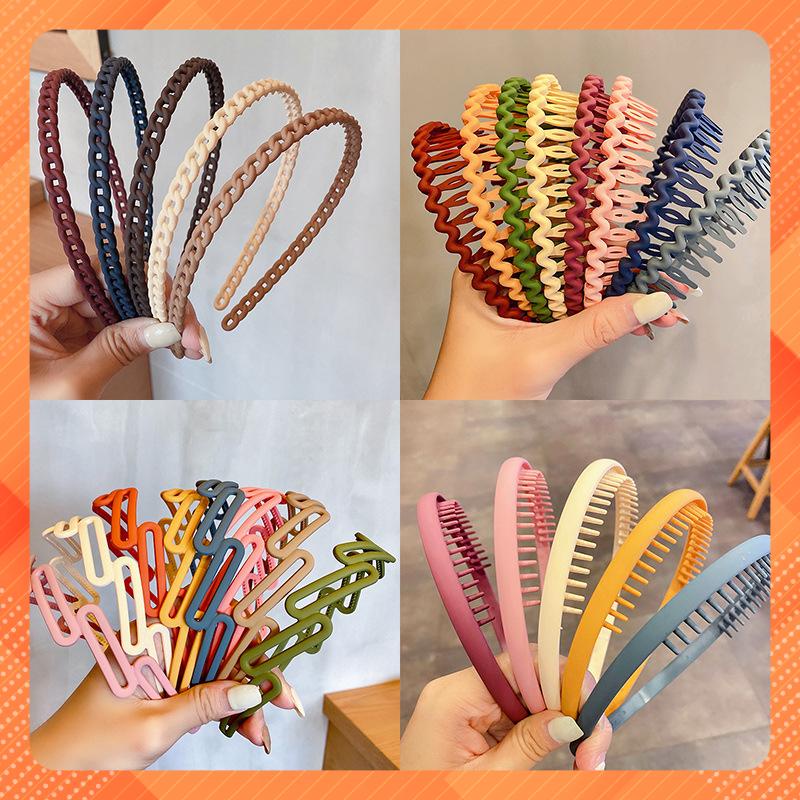 Băng đô ( Bờm Tóc ) Màu Trơn Đơn Giản Cho Nữ