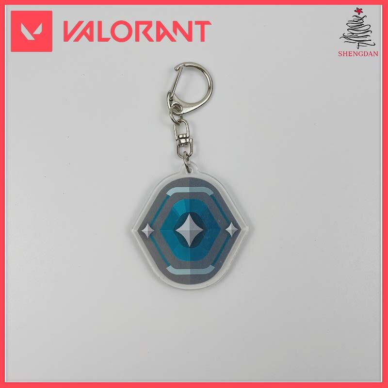 Móc khoá Rank Keychain Valorant Astra Killjoy Jett Sova Cypher nhựa Acrylic hai mặt, in hình các nhân vật dễ thương