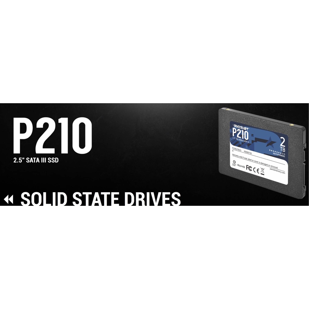 Ổ cứng SSD PATRIOT210 512Gb SATA III - Hàng Chính Hãng