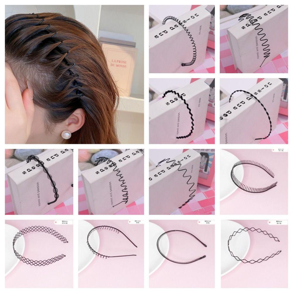 Mxbeauty Băng Đô Cài Tóc Bằng Kim Loại Mỏng Thiết Kế Đơn Giản Sáng Tạo Cho Nam
