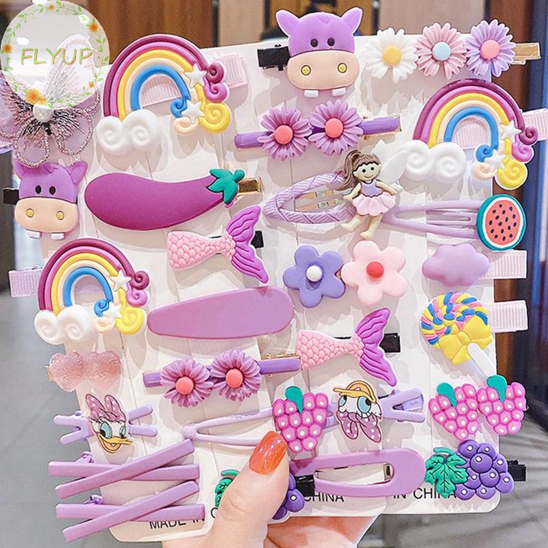 Set 14 Kẹp Tóc Hình Thỏ Dễ Thương Cho Bé Gái vn