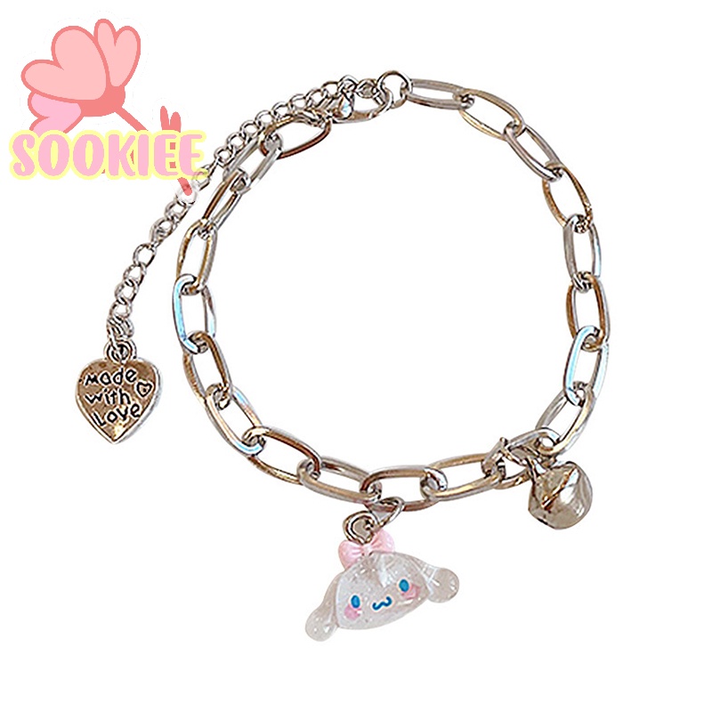 SANRIO  Vòng Tay Hoạt Hình kuromi Pompom my melody pochacco Dễ Thương Có Thể Điều Chỉnh Làm Quà Tặng Sinh Nhật Cho Nữ