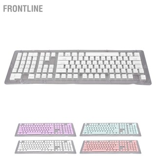 Frontline Keycaps ABS 108 Phím 2 Lớp Hai Màu Truyền Ánh Sáng Keycap Cho 61 87 104 Bàn Cơ