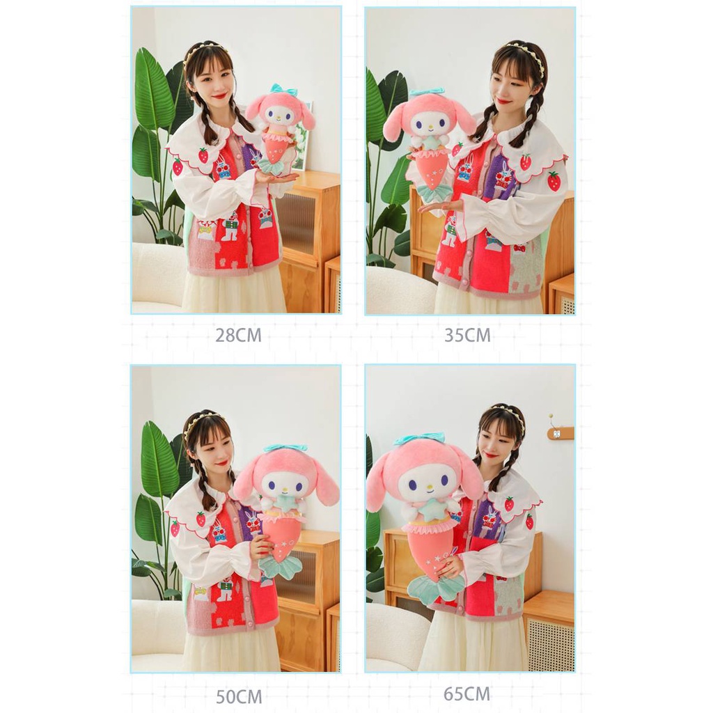 SANRIO Nàng Tiên Cá Nhồi Bông ere1 65cm Đáng Yêu Cho Bé