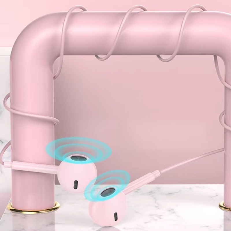 Tai Nghe Nhét Tai u19 Màu macaron Có Dây jack 3.5mm