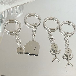 Dễ thương móc khóa hình ma dango vui nhộn cho cặp đôi