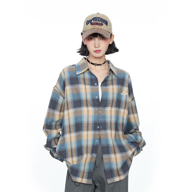 Áo Sơ Mi Nam Dài Tay Sọc Ca Rô Mới