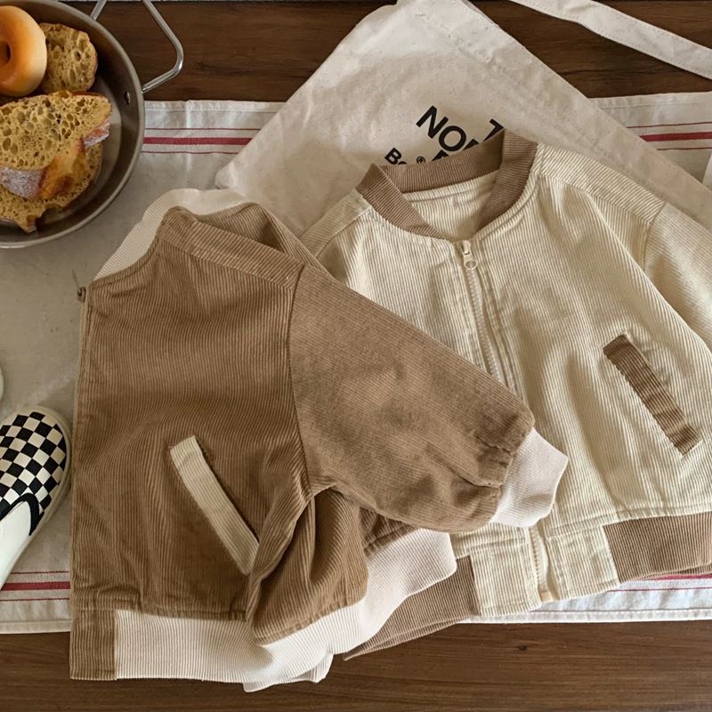 Áo Khoác cardigan Vải Nhung Thời Trang Xuân Thu Cho Bé Trai