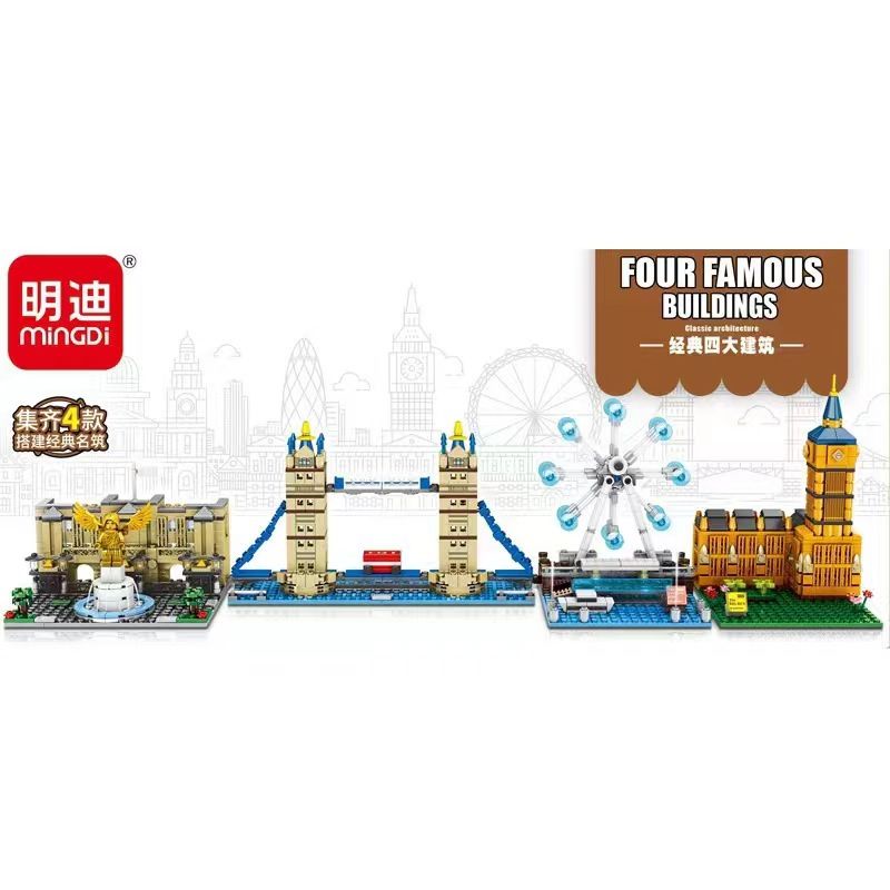 Lego Bộ Đồ Chơi Xếp Hình Cung Điện london Độc Đáo