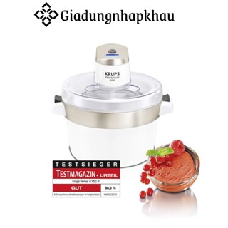 Máy Làm Kem Tươi Krups GVS241, Ice Cream Maker, Máy Làm Kem Tại Nhà, Nhập Đức, BH 12 Tháng,giadungnhapkhau19