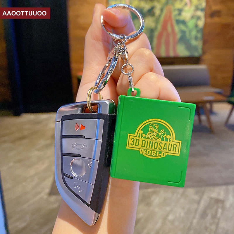 Móc Khóa Hình Quyển Sách Ma Thuật 3d Dễ Thương