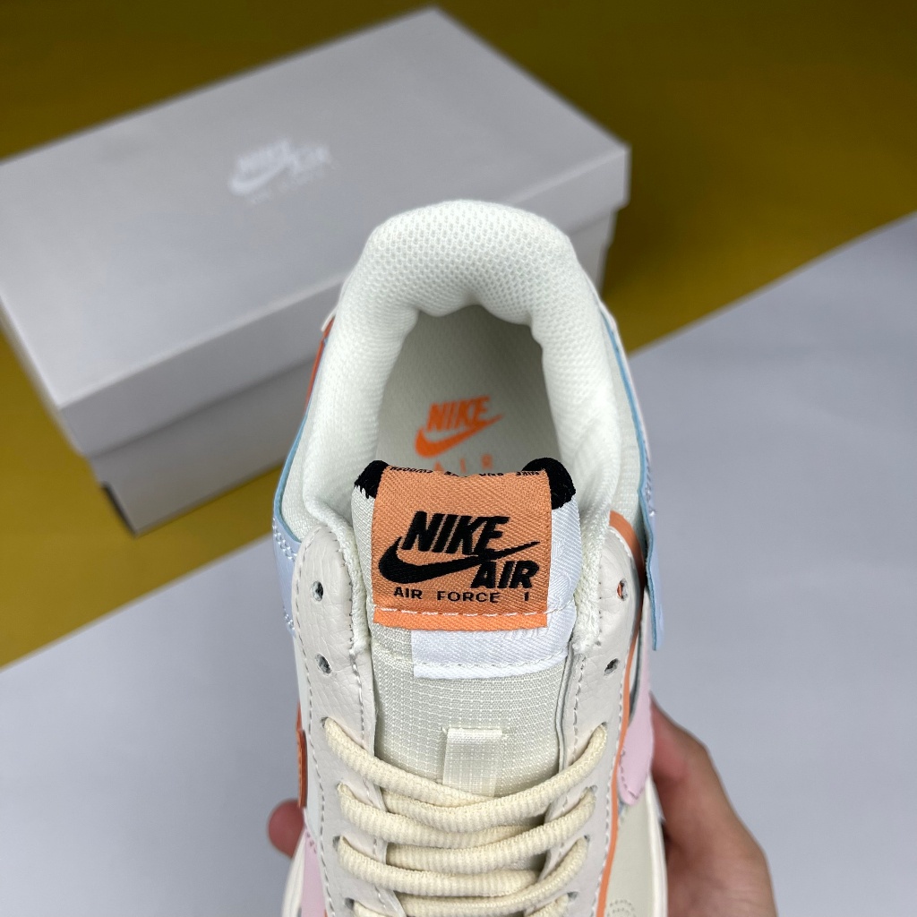 Giày AF1 Shadow SSail Pink Glaze. AF1 Shadow Trắng Móc Hồng Xanh - Than.Shoes
