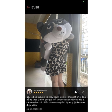 Gấu bông Chó husky, chó ngáo size 1M5 có khoá kéo Siêu to khổng lồ