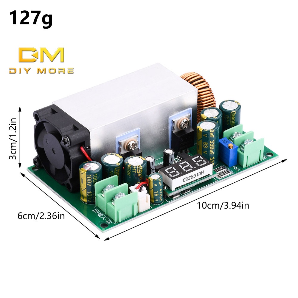 Diymore Mô Đun Hạ Áp dc12-80v 20a 600w dc-dc