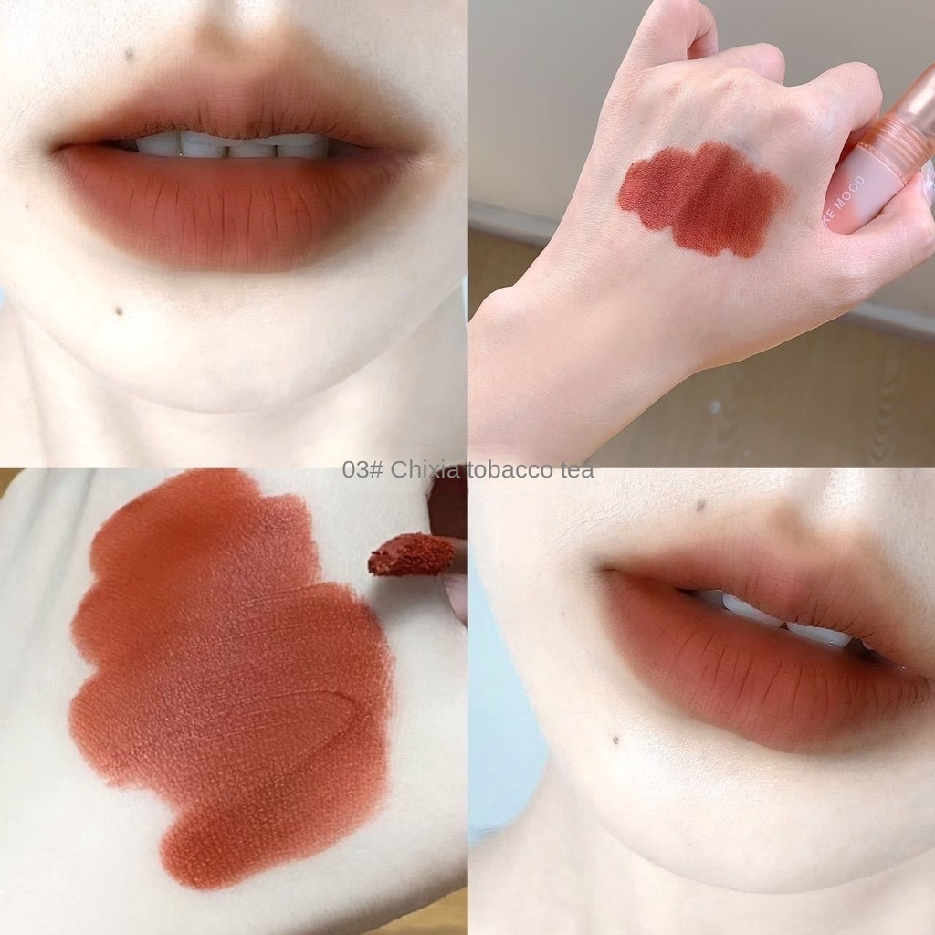 Kelmood Son Môi Nhung Lì Tự Nhiên Lâu Trôi Chống Thấm Nước