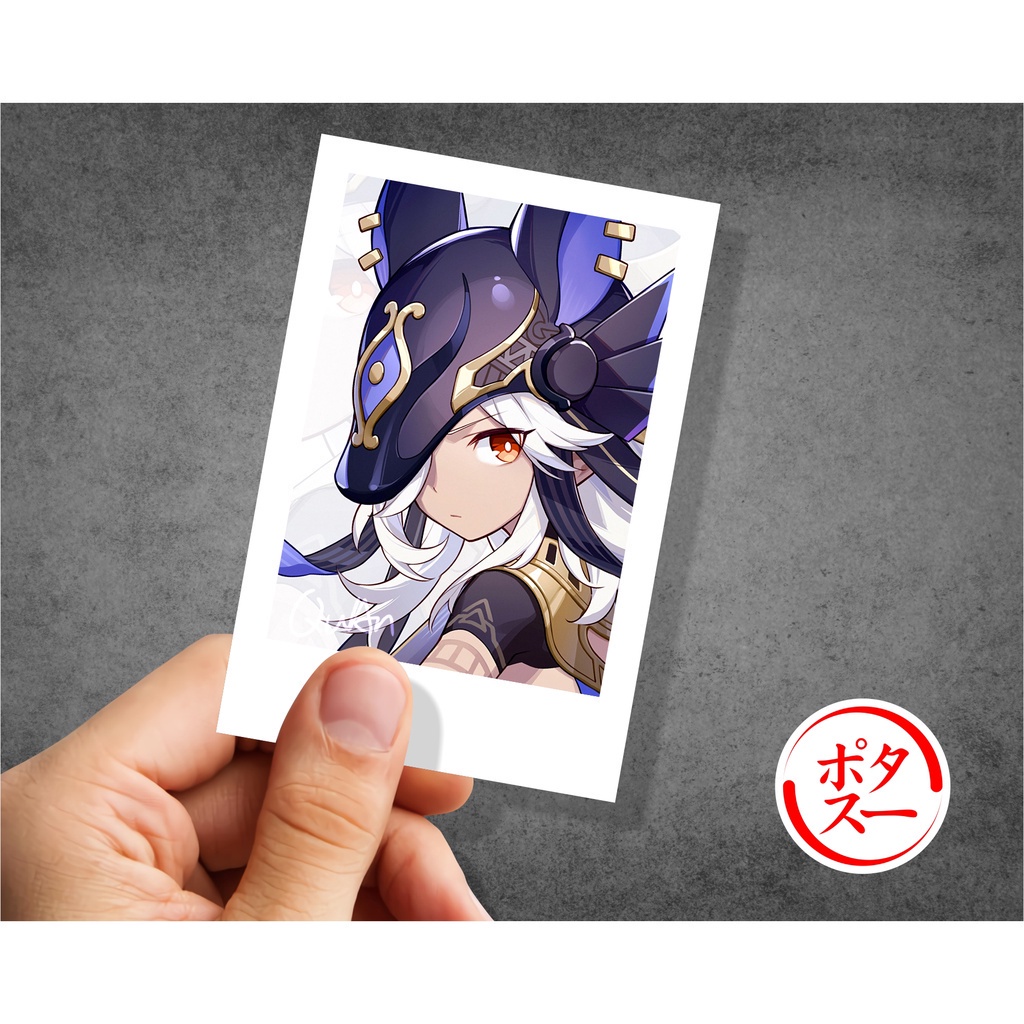 Card Polaroid Game Genshin Impact Vol. II - Cán Màng Nhám Chống Xước 2 Mặt