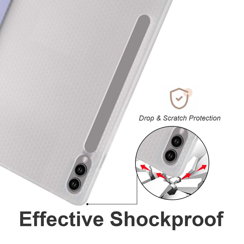 Pu Bao Da Máy Tính Bảng Nắp Gập Chống Sốc Cho samsung galaxy tab s9+ sm-Px810 x816 s9 plus s8+ x800 x806 s7+ t970 t976 s7 fe t733 Giá Đỡ case cover