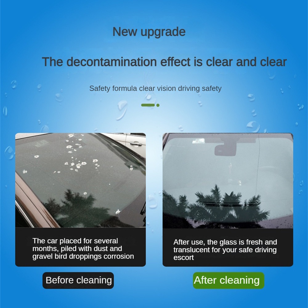 Tinh chất gạt nước dạng rắn đóng chai Quà tặng ô tô Viên nén làm sạch kính Chất làm sạch Tinh chất gạt nước Nước thủy tinh Viên sủi bọt