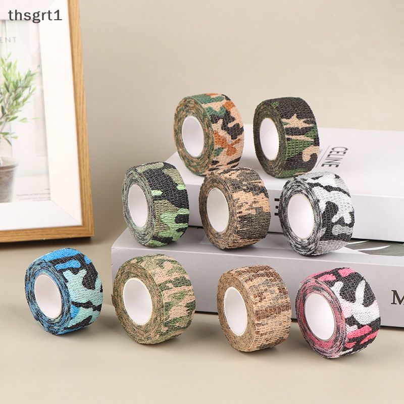 Set 2 Cuộn Băng Keo Tự Dính Co Giãn Nhiều Màu Dài 4.5m thsgrt1