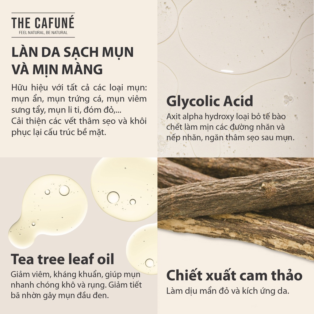 Tinh Chất Chấm Mụn Mờ Thâm  Cafuné Essence 15ml - Giảm Mụn, Giảm Thâm, Dưỡng Da!!