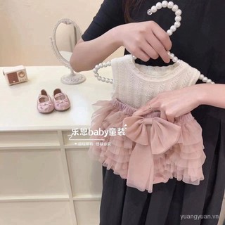  Bộ Áo Dệt Kim + Chân Váy tutu Ngắn Mềm Mại Màu Hồng Thời Trang Mùa Hè Phong Cách Phương Tây Dành Cho Bé Gái 