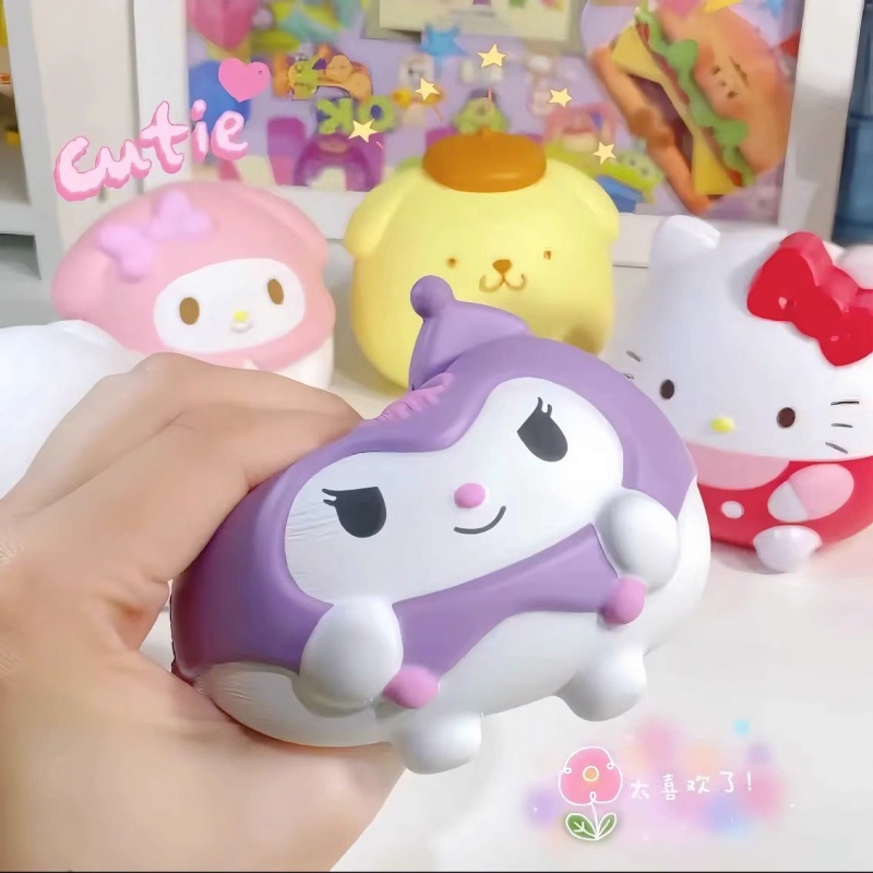 Búp Bê Nhồi Bông sanrio Mềm Mại Có Tay Cầm