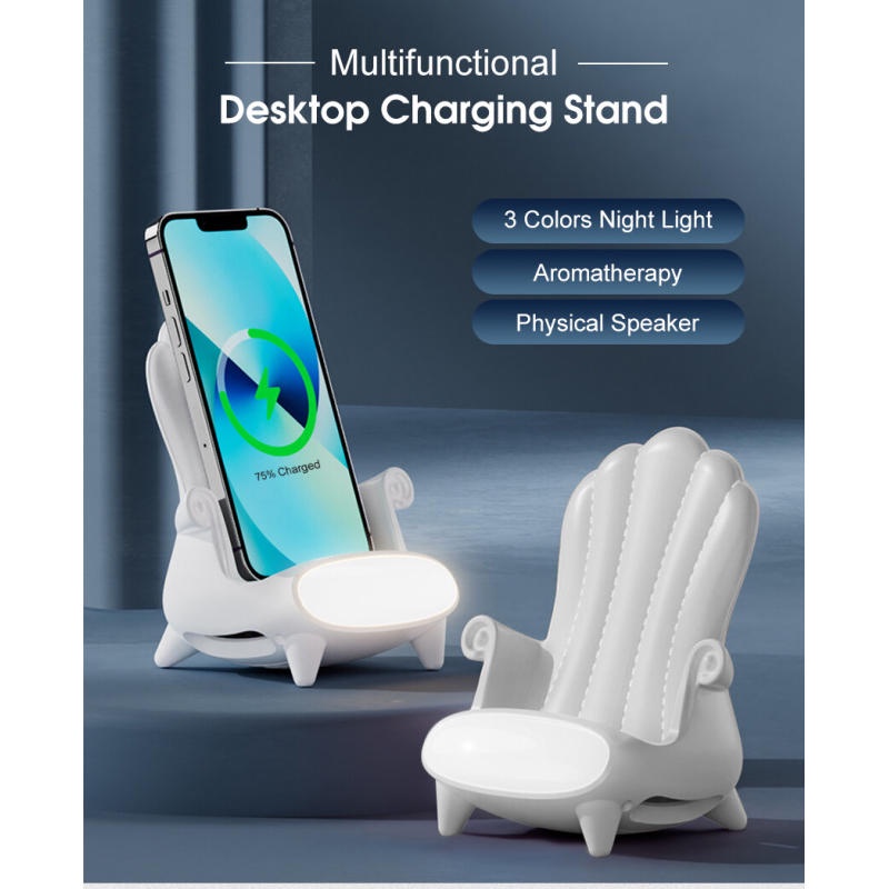 Đế Sạc Nhanh Không Dây 15W Cho iPhone Samsung Huawei Xiaomi Android