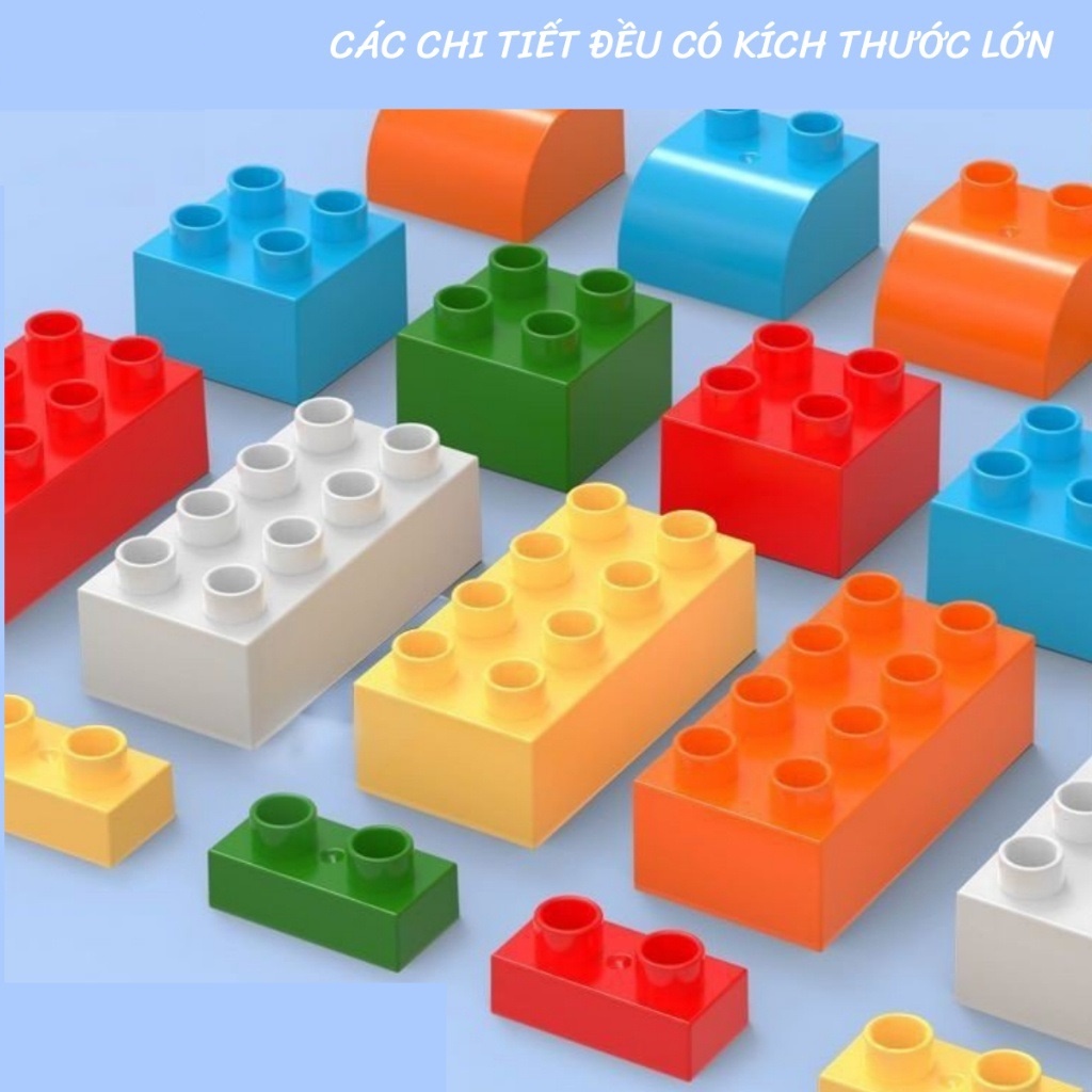 Lego lắp ghép 520 chi tiết, Bộ lego xếp hình động vật size lớn mẫu mới cho bé giúp bé thỏa sức sáng tạo GDK1160