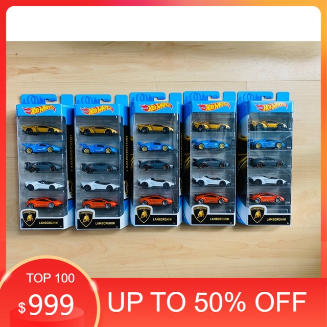 Xe mô hình Hot Wheels Lamborghini Pack 5