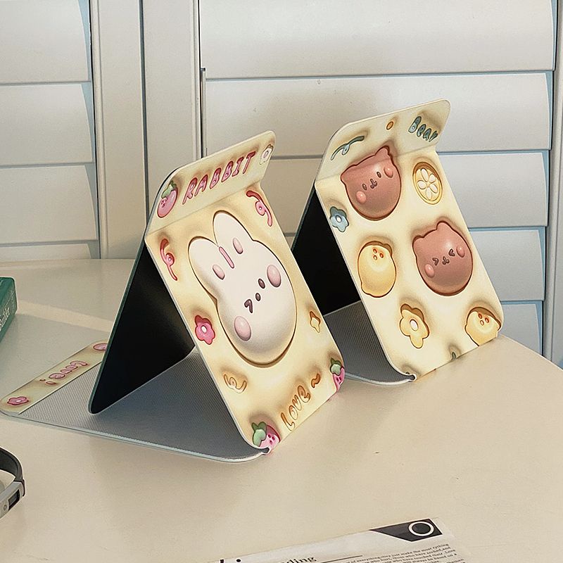 Gương Trang Điểm Để Bàn Gấp Gọn Dễ Thương Thu Phóng 8Hy