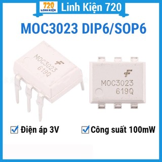 Moc3023 dip6 / sop6 - opto cách ly ngõ ra triac