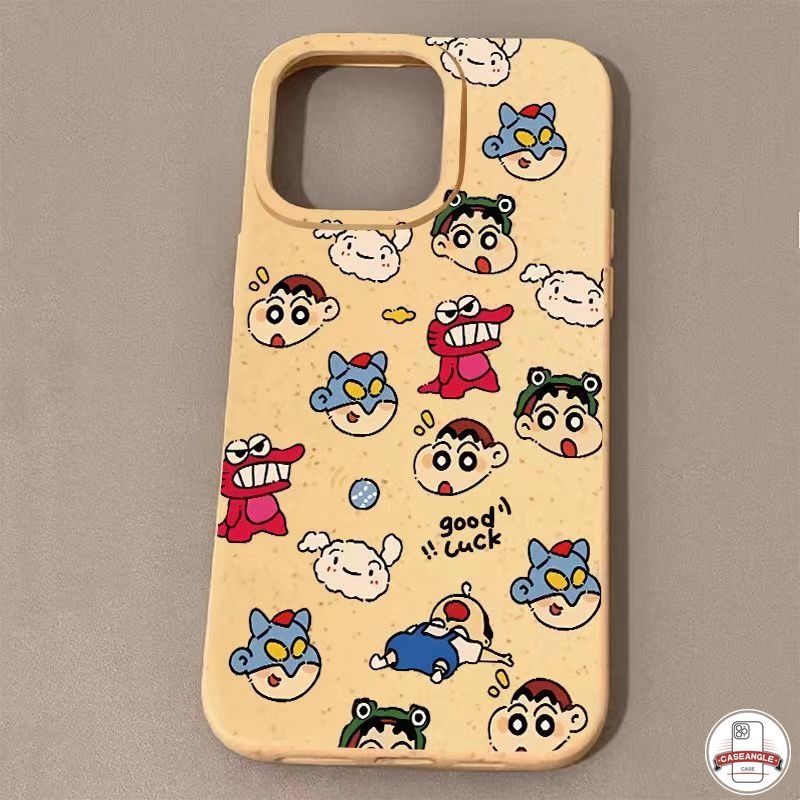 Ốp Điện Thoại Dẻo Họa Tiết Cậu Bé Bút Chì Cho iphone 15 11 14 12 13 pro max 7plus xr 6 6s 7 8 15 plus 8plus x xs max